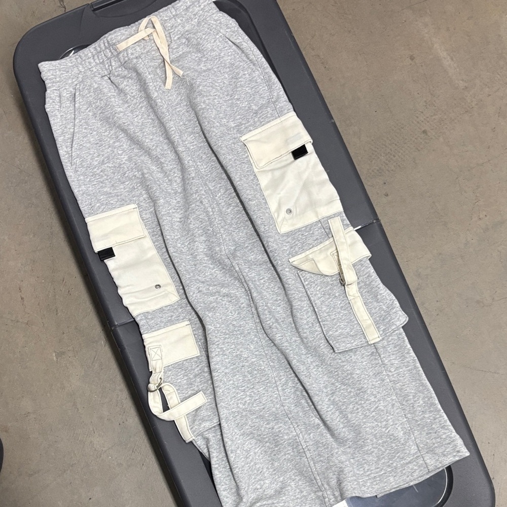 Gray Cargo maxi skirt